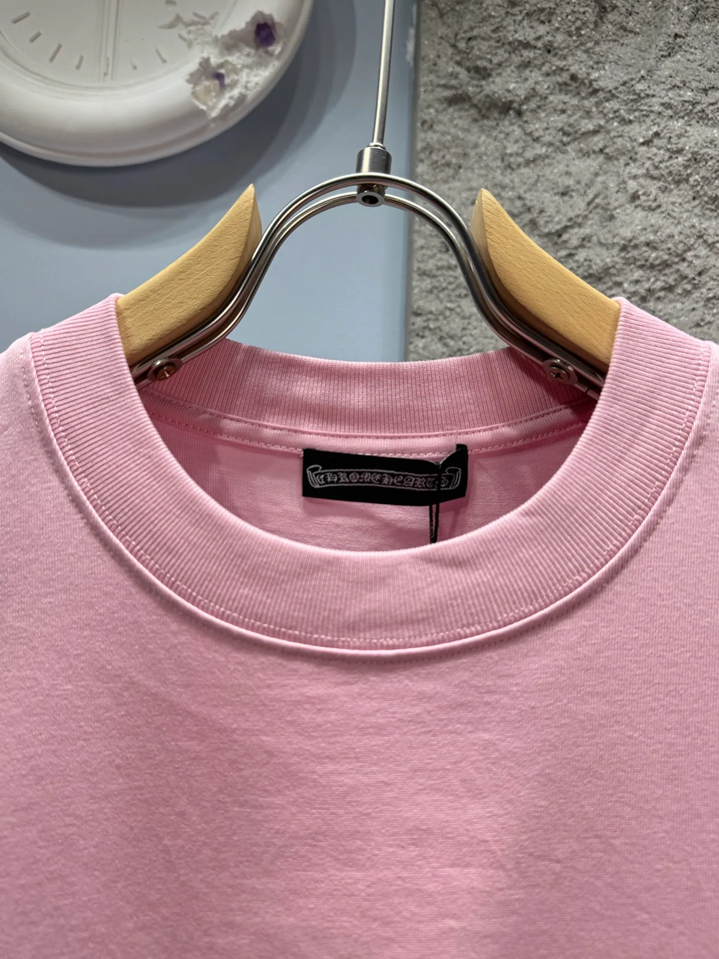 Chrome Hearts* ‼️ T ® 🖤 g ， ， ， 。 ➕ ， ， ， ， 。 ，Retro ， ， ! ， ， 。 ⚠️ ： ⚠️WJ 014 Same Style 𝐂𝐎𝐋𝐎𝐔𝐑：White Pink Black 𝐒𝐈𝐙𝐄：S-Xl